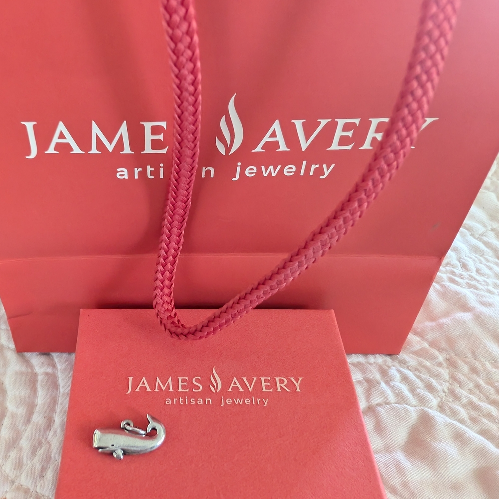 James Avery Silver Whale Pendant